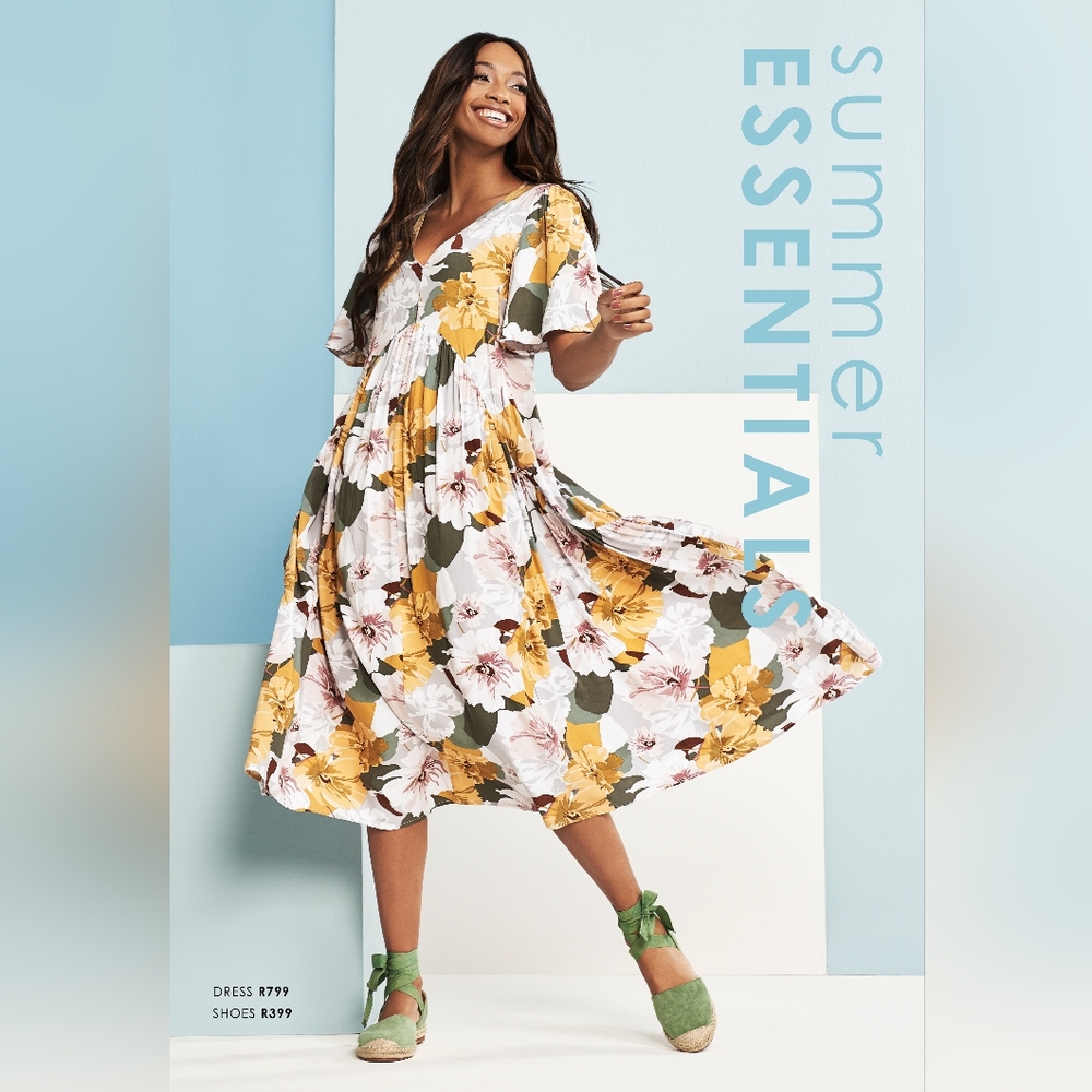 Annick Floral Print Maxi Dress